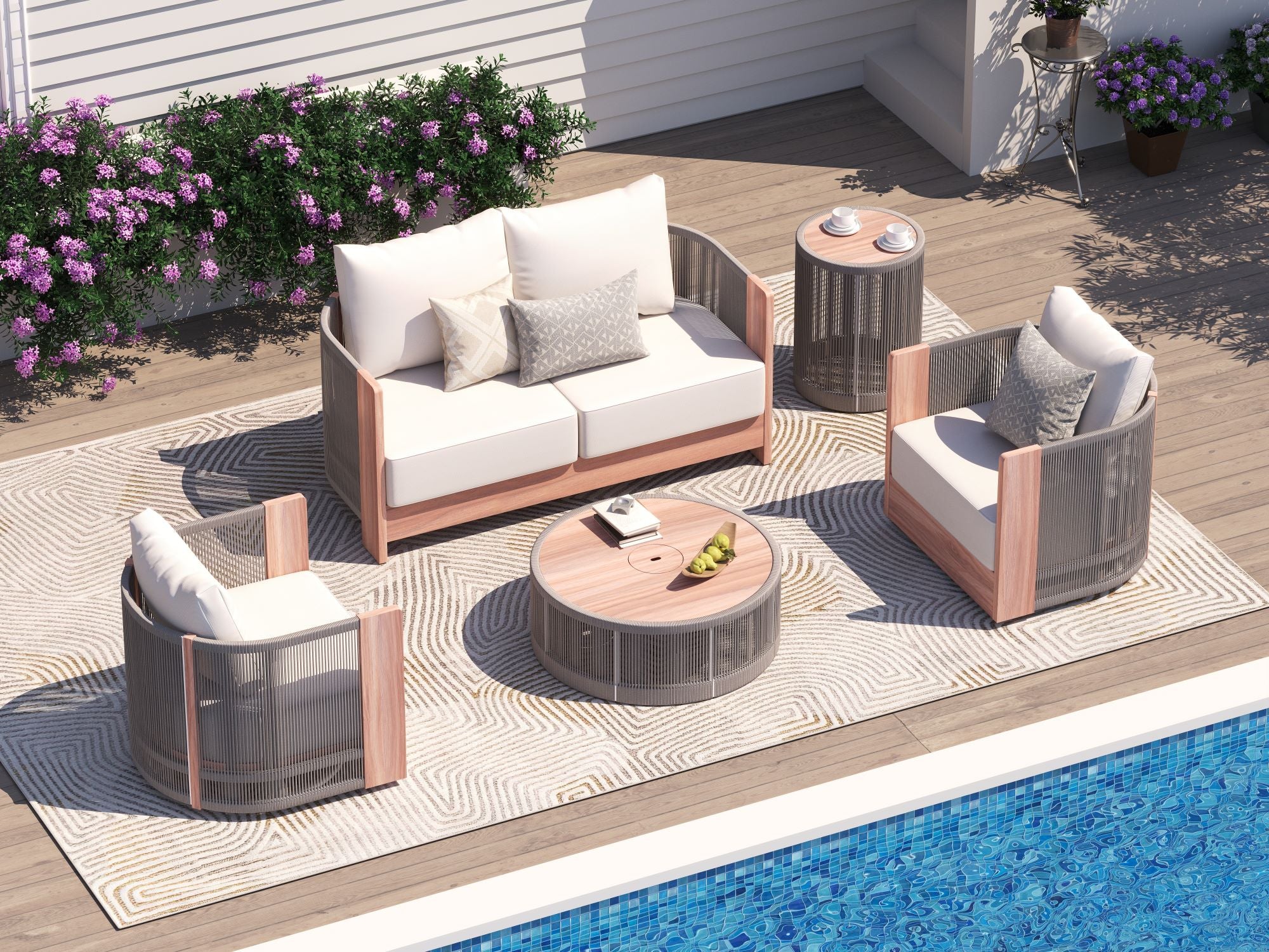 #Style_5-pc Loveseat Set