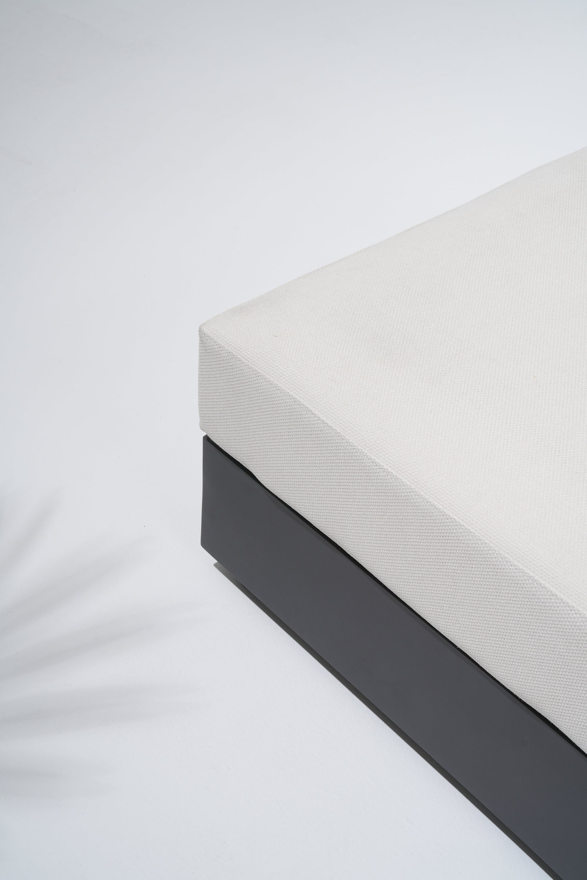 Addison Modular Outdoor Sectional Sofa Set with Chair and Ottoman, Dark Grey Aluminum