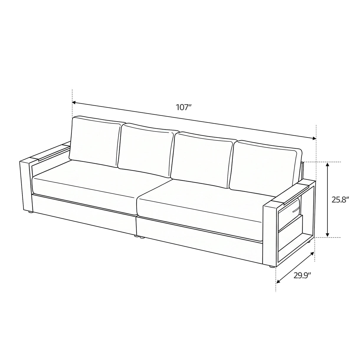 #config_4‑Seat Straight