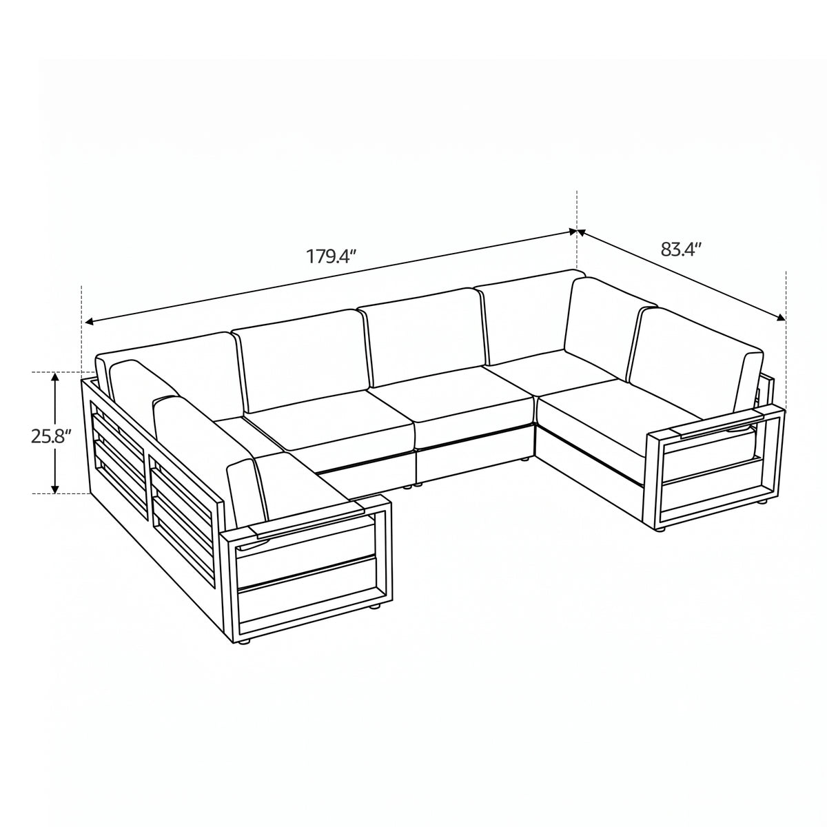 #config_8-Seat U‑Shape