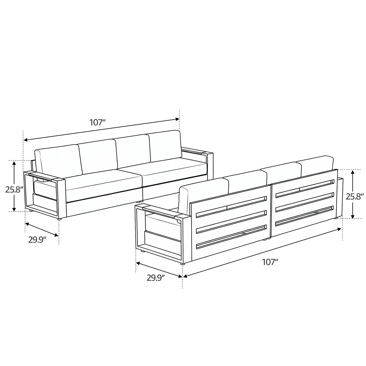  #config_8‑Seat Straight Bundle