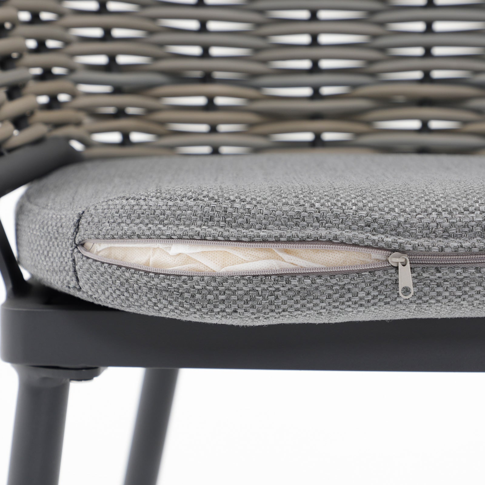 Burano Chair, olefin cushion cover with zipper-Jardina Furniture