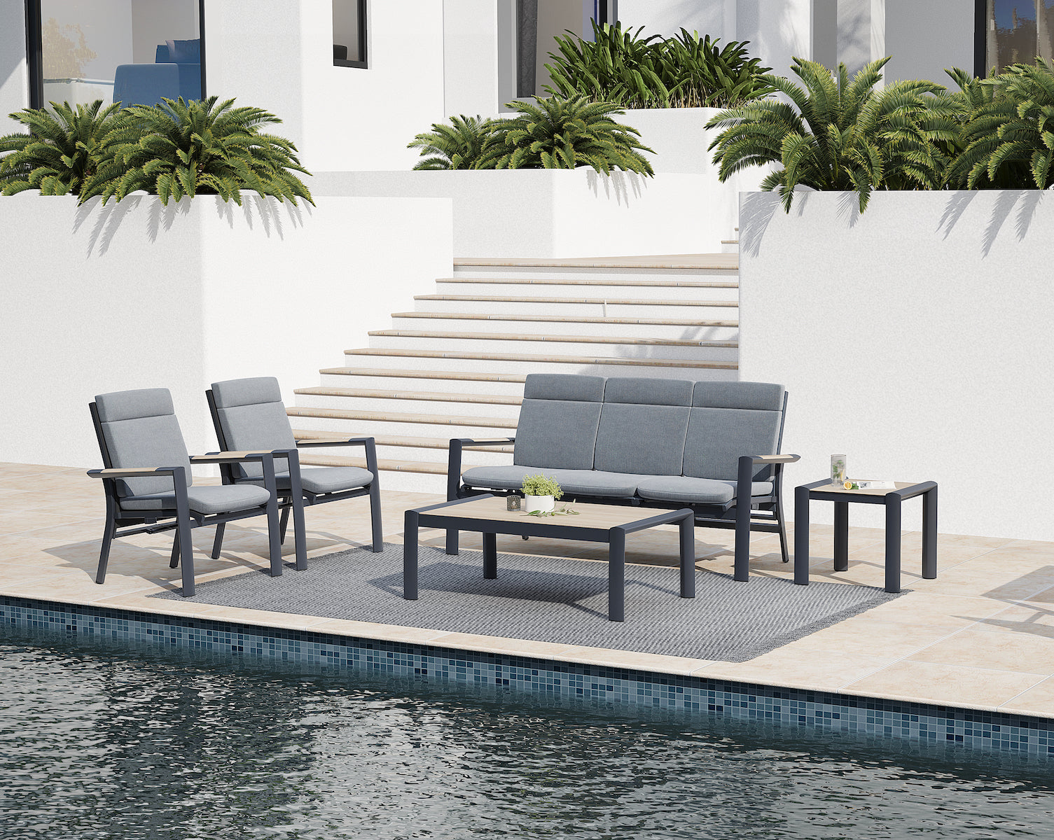 Curved Outdoor Sectionals: An Ideal Solution for Small Patios or Decks