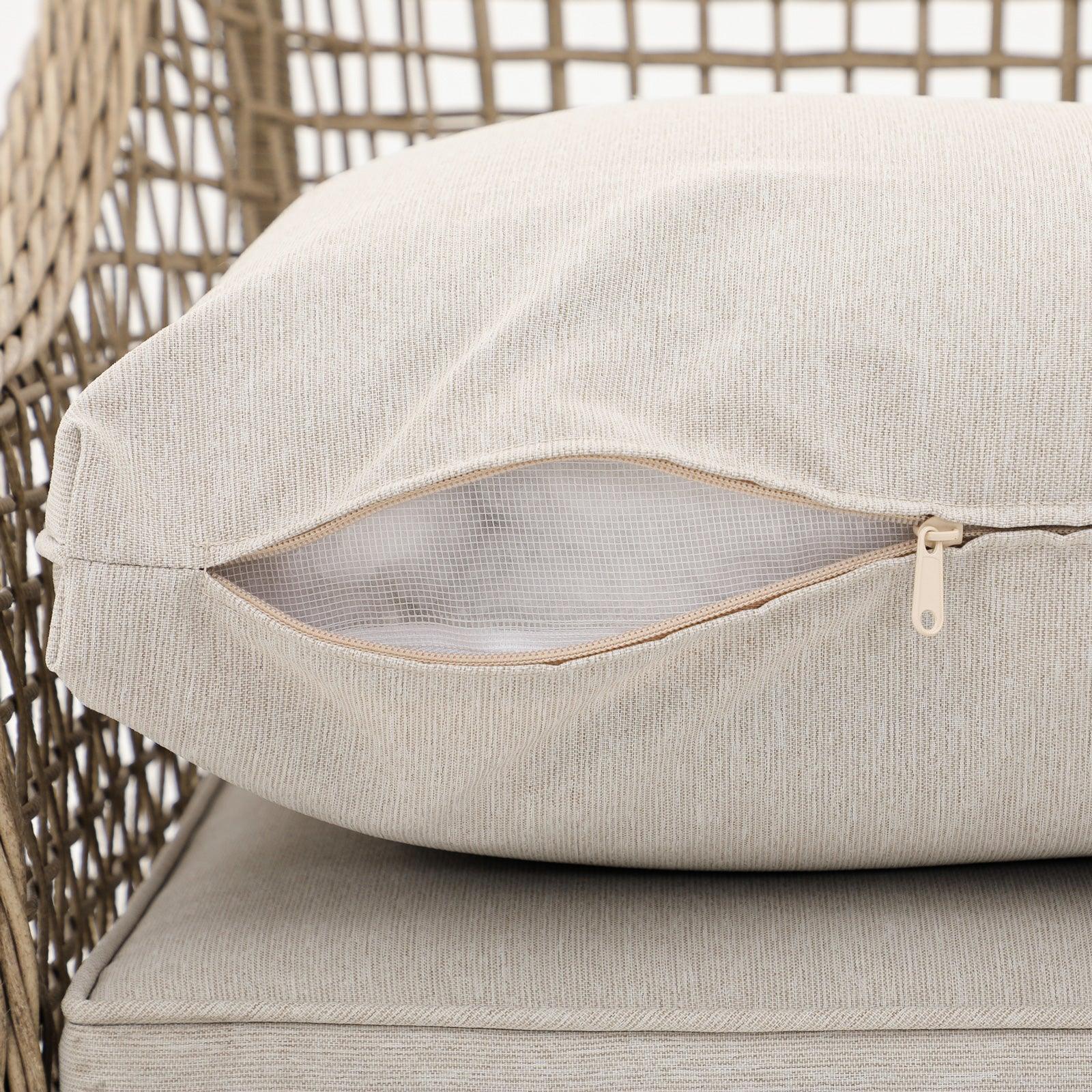 Irati Sofa, cream white cushion with zipper-Jardina Furniture#color_Natural