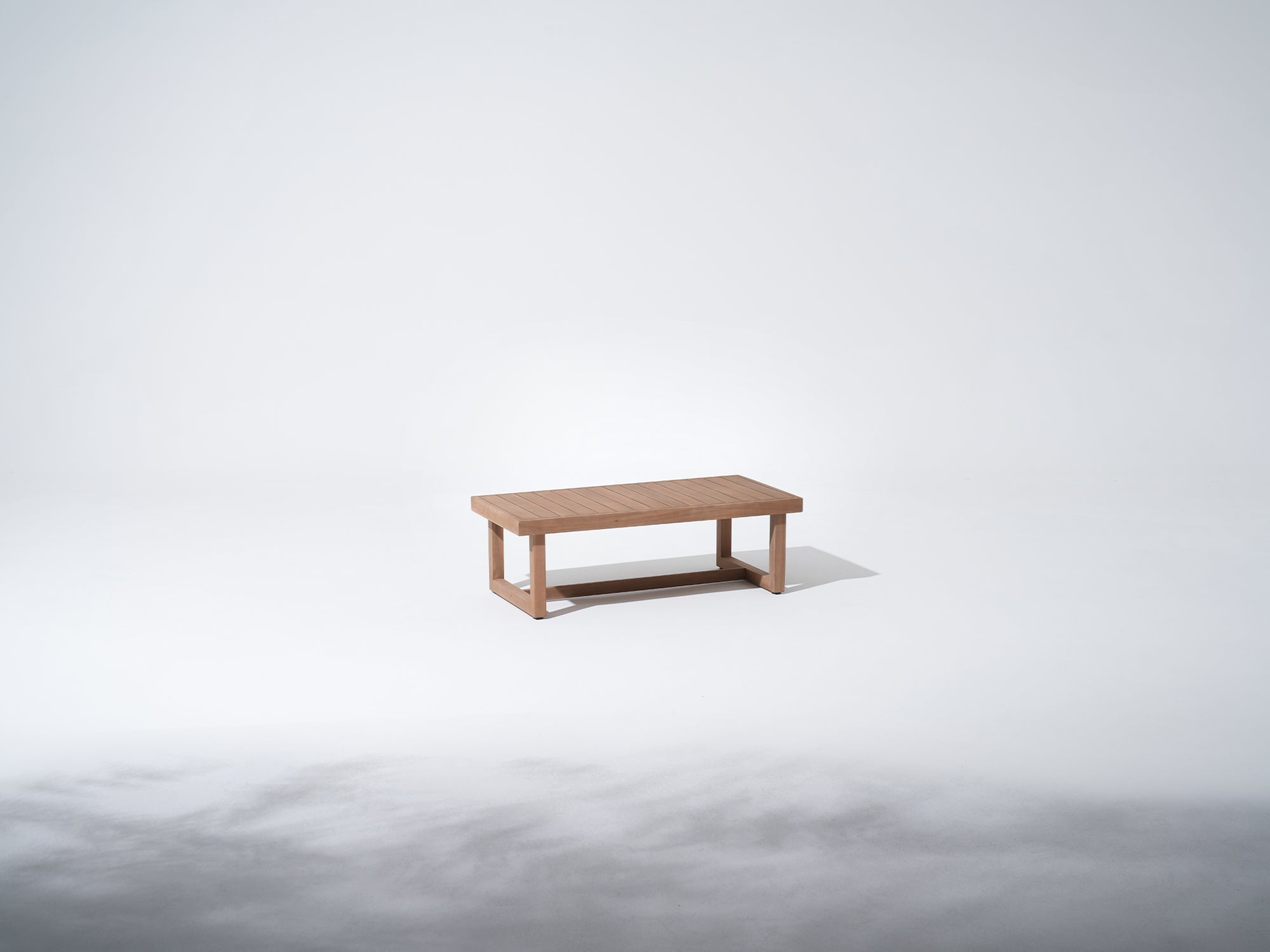 Vela Wood Rectangular Outdoor Coffee Table