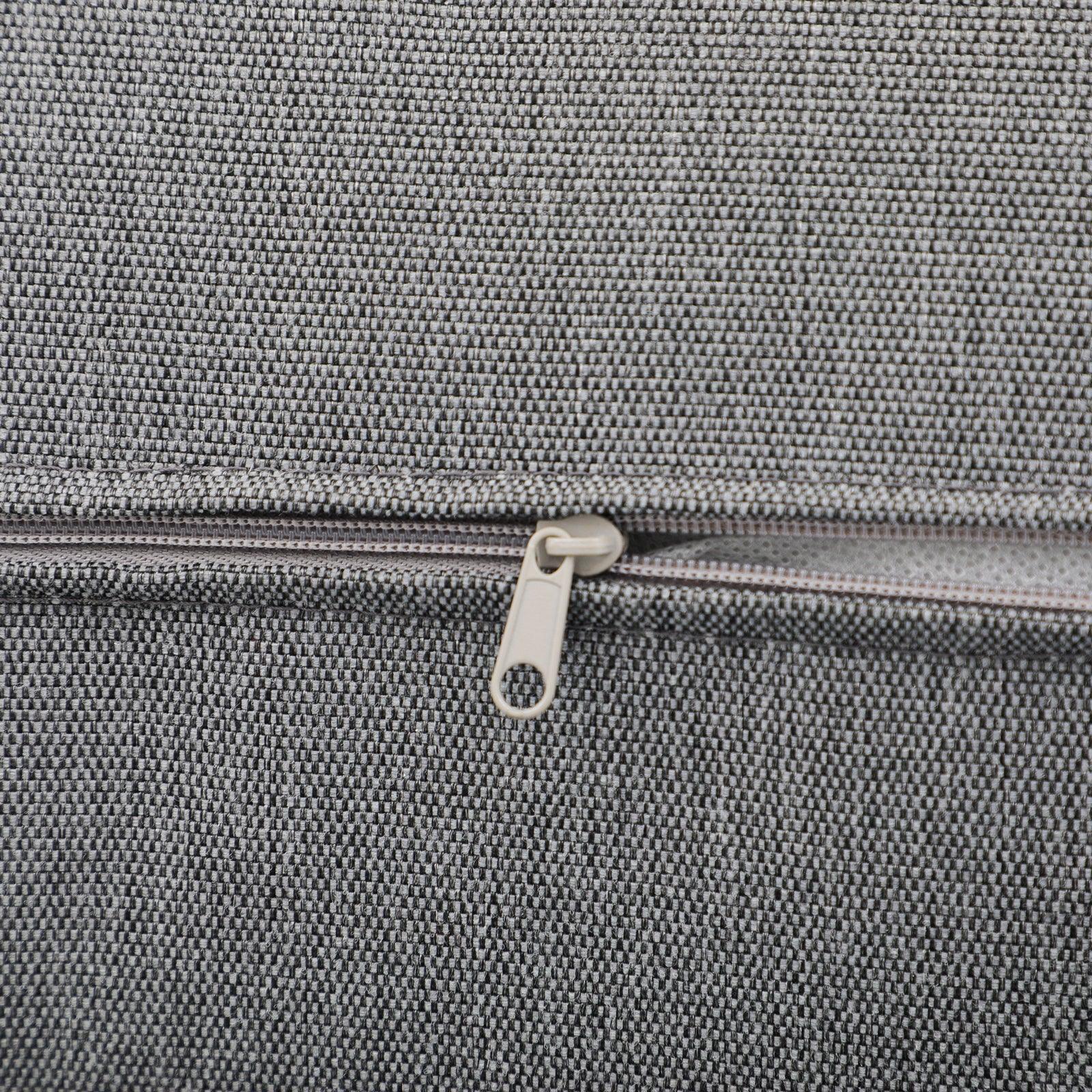 Capri chair cushion detail, zipper - Jardina Furniture