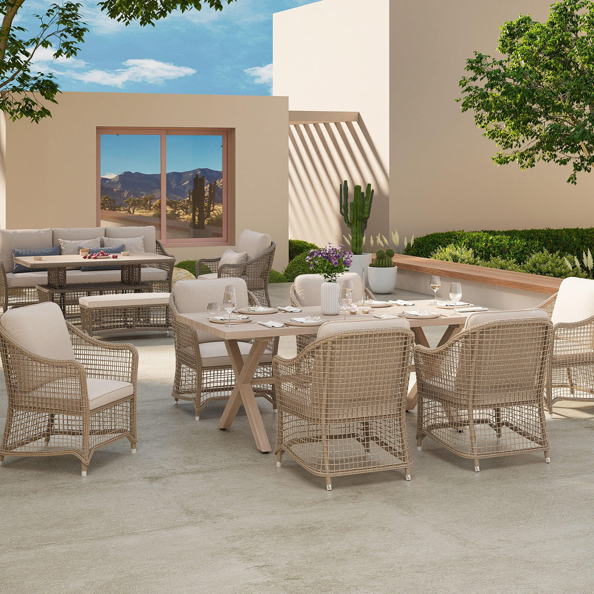 Contemporary & Modern Aluminum Outdoor Furniture | Jardina