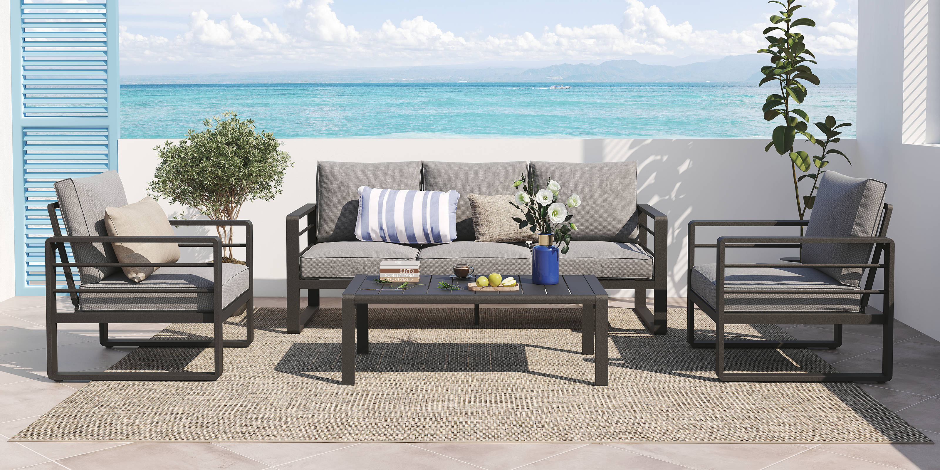 Saline Outdoor Patio Furniture - Jardina